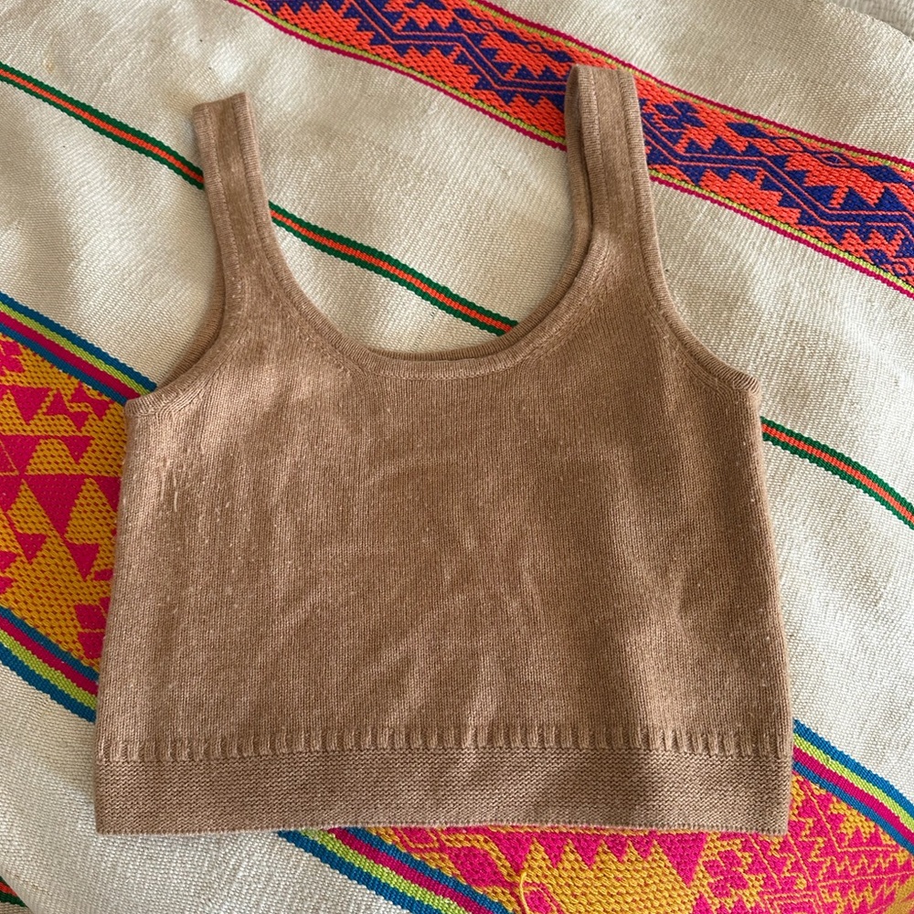 Madewell cropped sweater shell